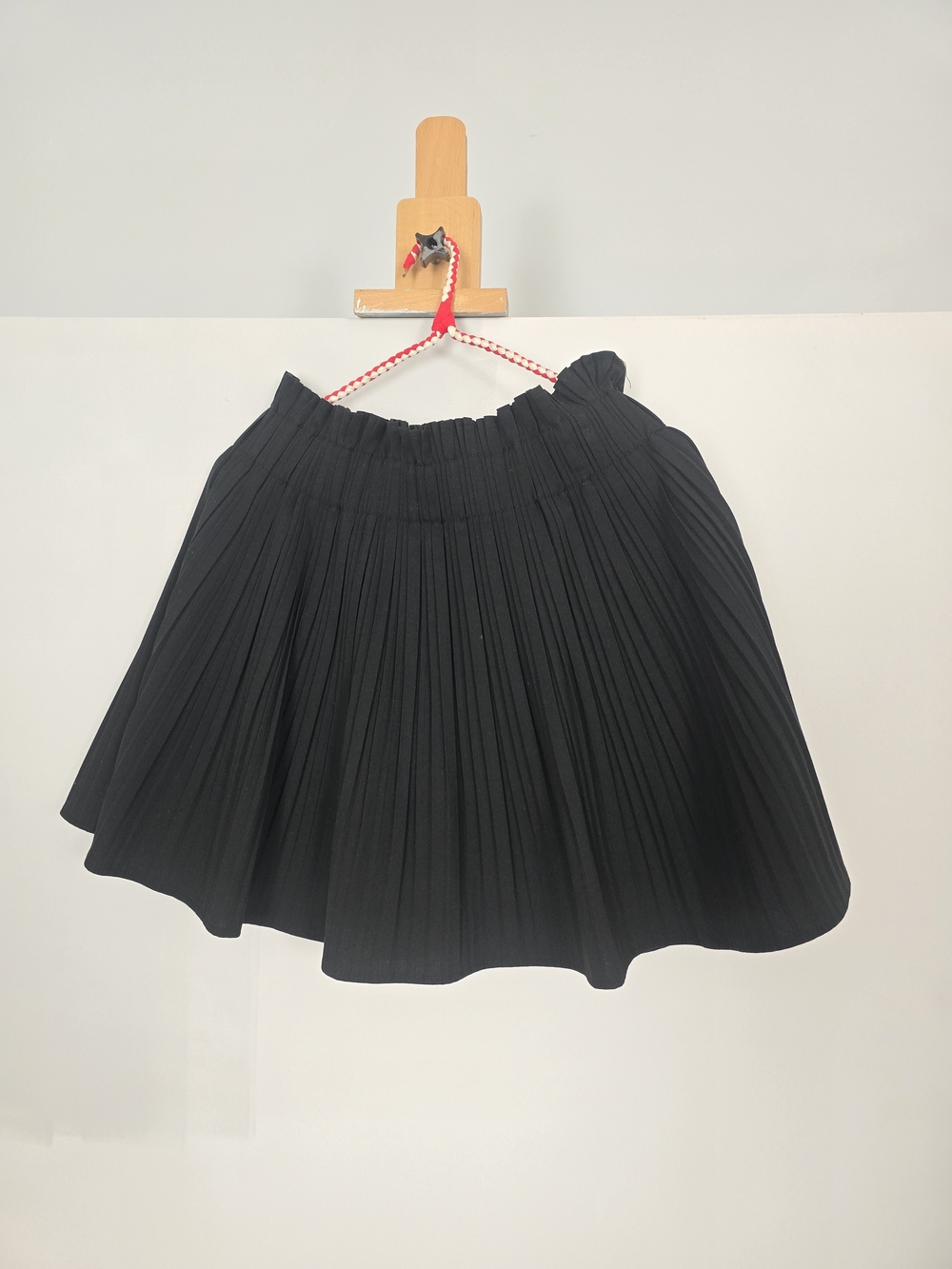 Zara Black Pleated Circle Skirt